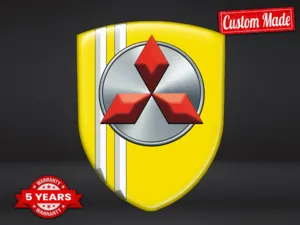 Mitsubishi Etichetta Impermeabile Durevole Professionale Minimale